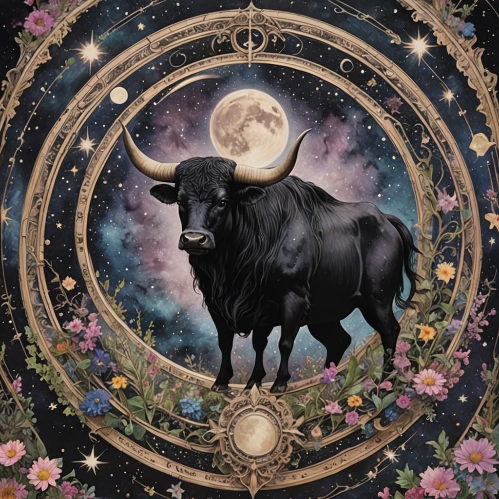 Cosmic New Moon in Taurus: Psychedelic Bohemian Art
