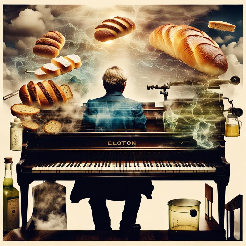 Surreal Double Exposure: Science and Domesticity