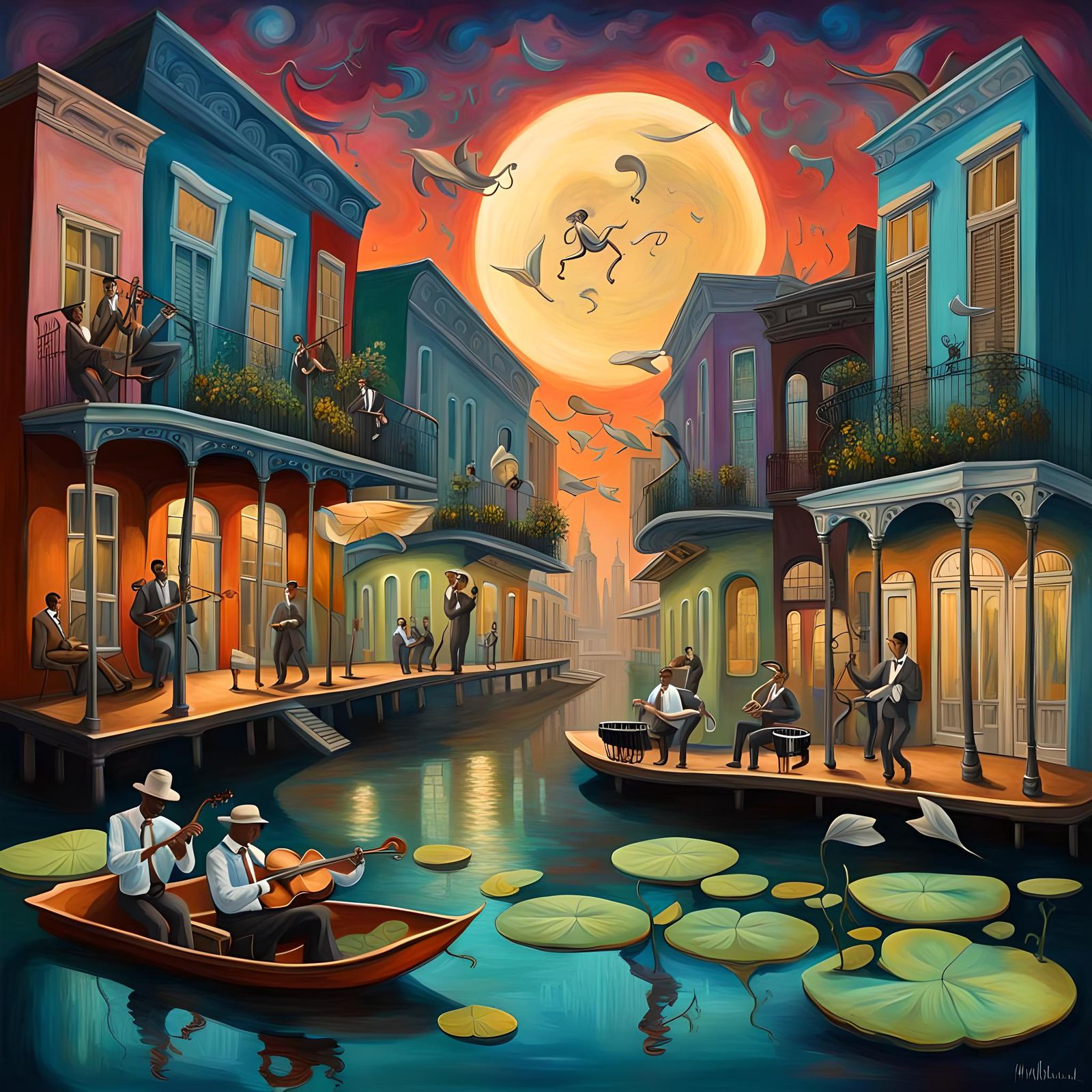 the dreamlike atmosphere of New Orleans,