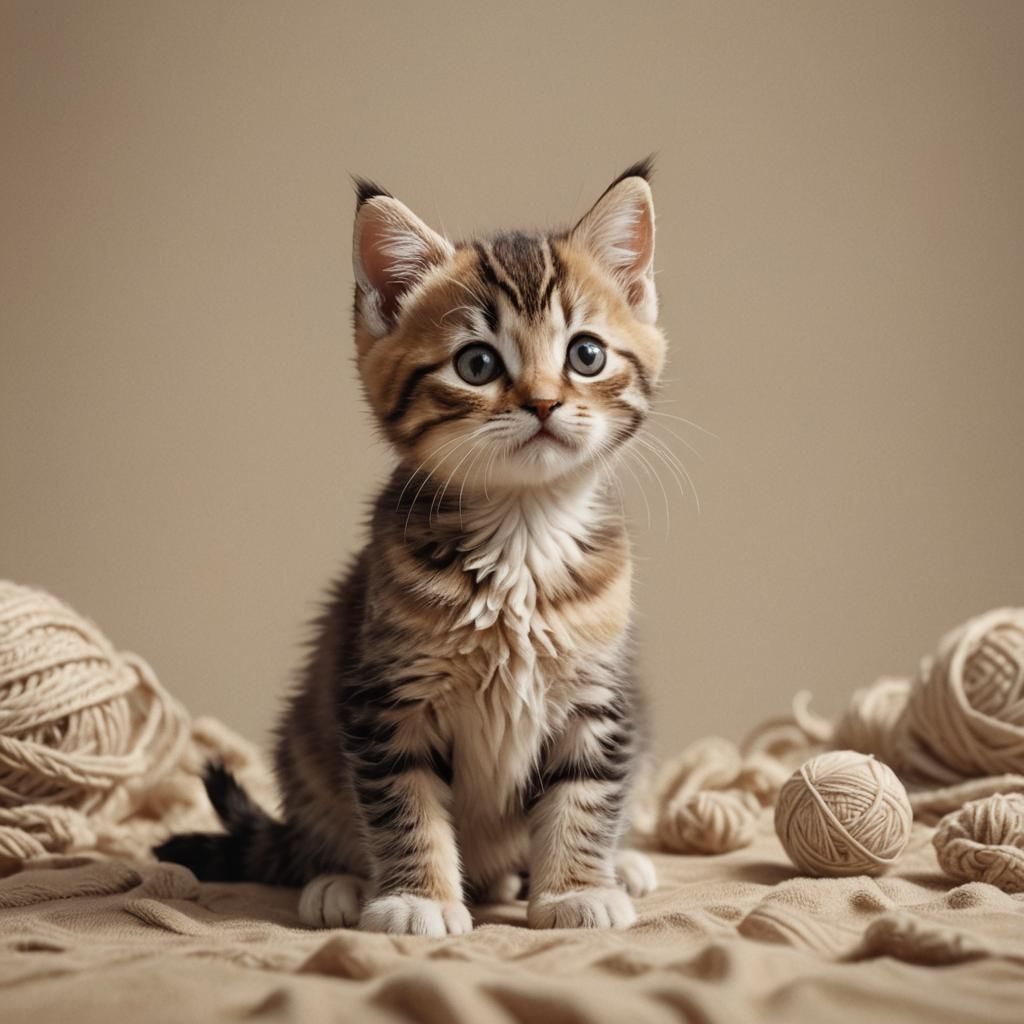 Adorable Kitten with Mommy Cat in 3D Animation