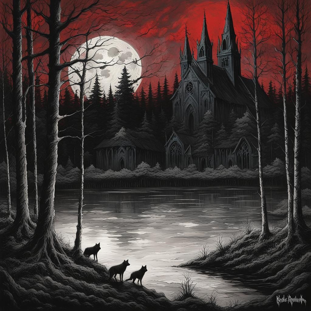 Sinister Black Metal Album Art: Northern Winter