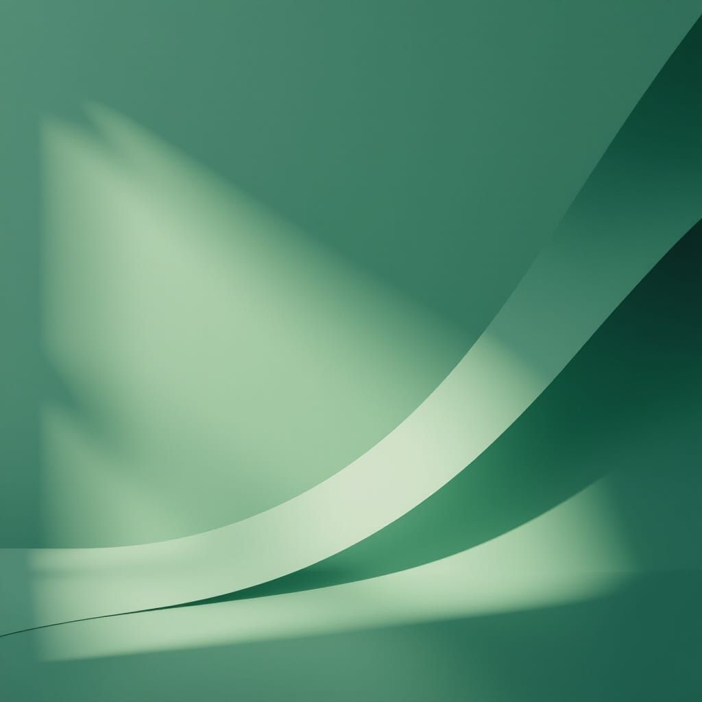 Simple Green Gradient Presentation Background