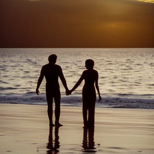 Romantic Seaside Dance in Natural Light
