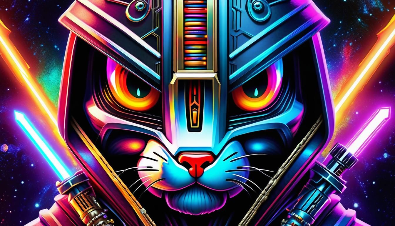 Surrealist Bugs Bunny Sith Lord Concept Art