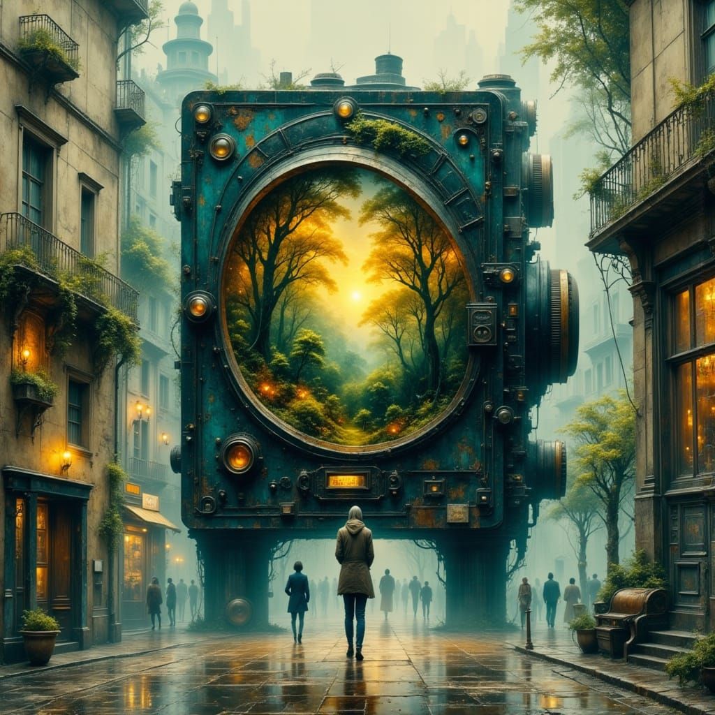 Escape route from chaos: the portal to the forest