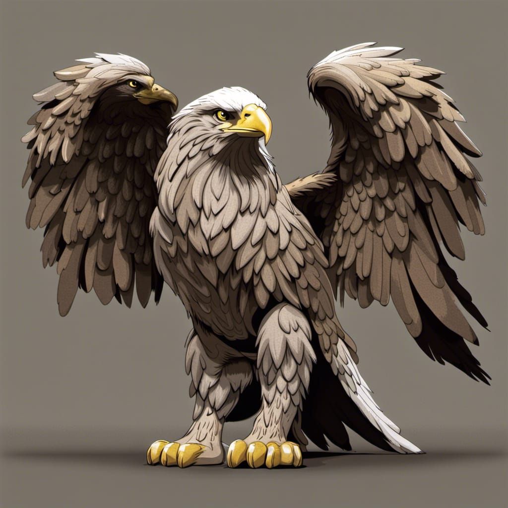 Majestic Gryphon: Eagle and Lion Fusion