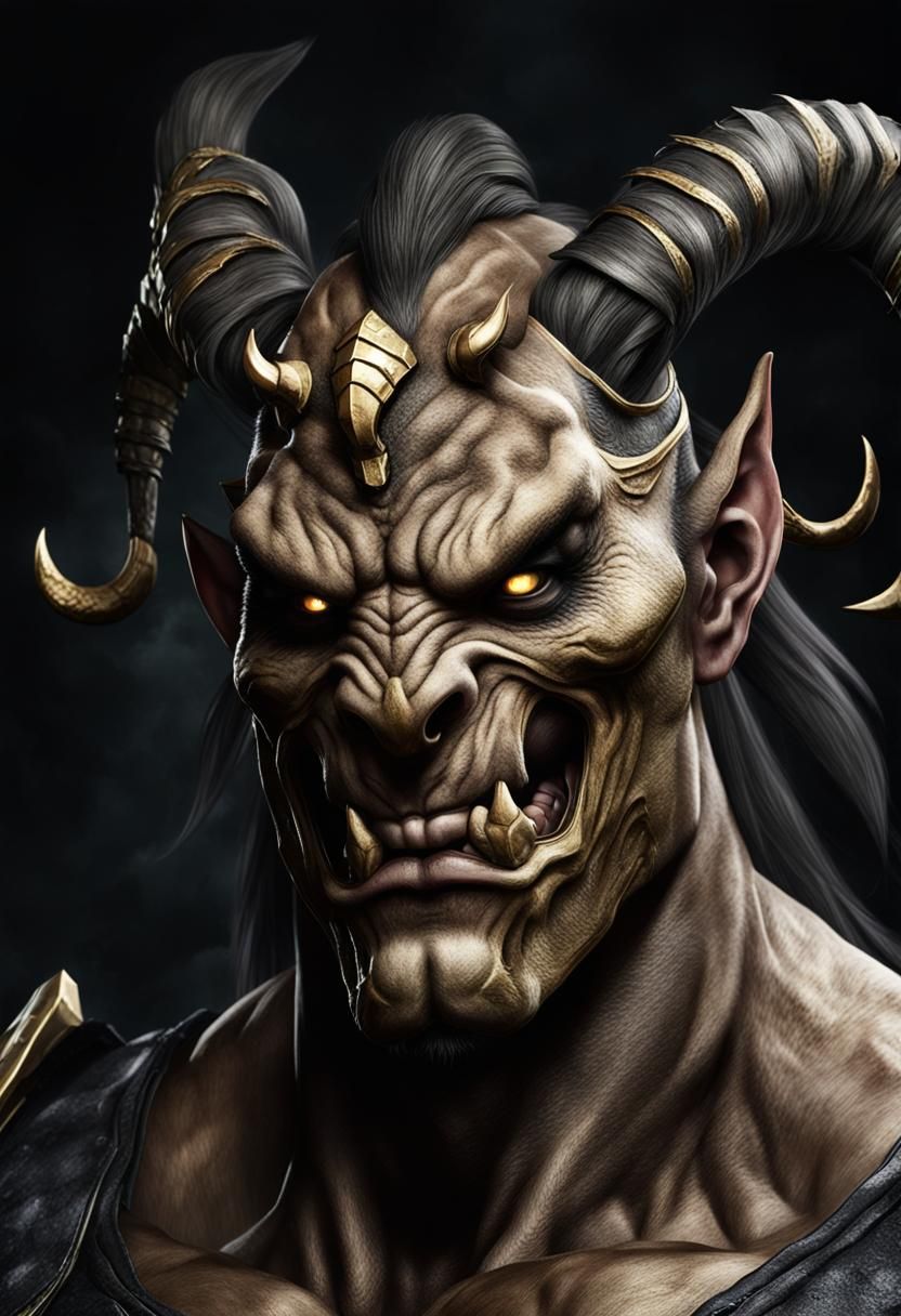 Hyperrealistic Centaur from Outworld