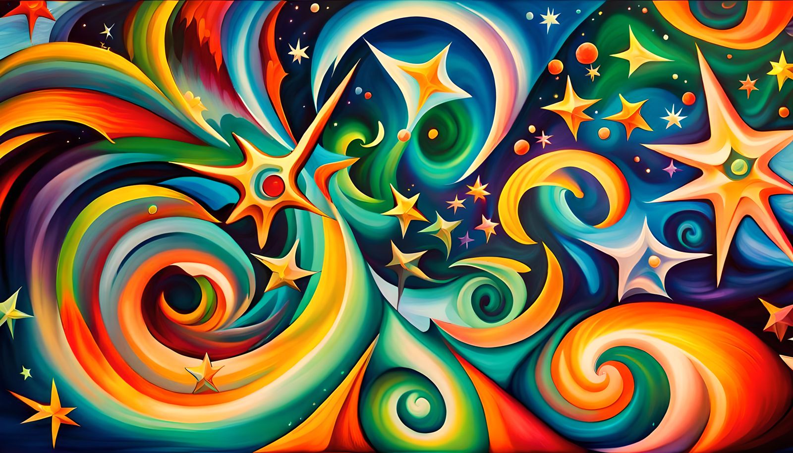 Iridescent Stars in Electromagnetic Plasma: Macro Photograph...