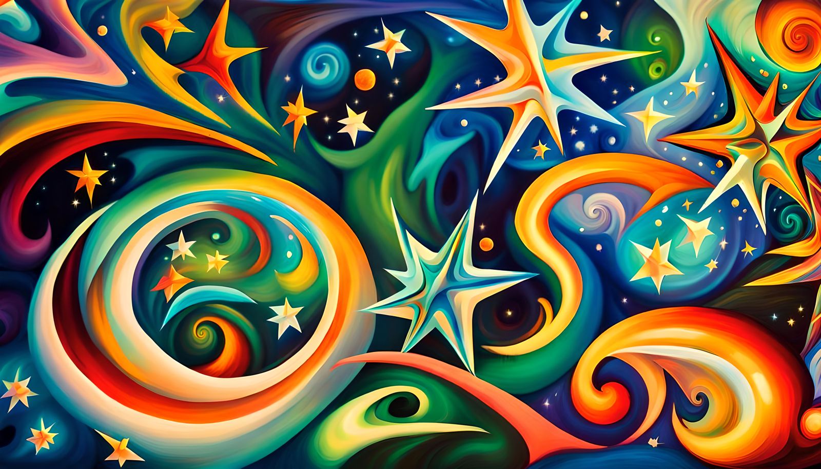 Iridescent Stars in Electromagnetic Plasma Maelstrom