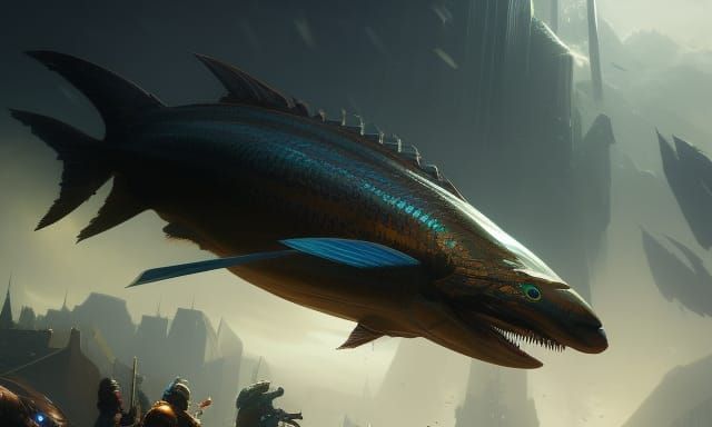 Ethereal Leviathan Underwater: A Photorealistic Masterpiece