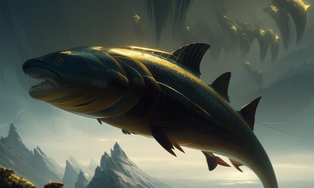 Ethereal Leviathan Underwater Masterpiece