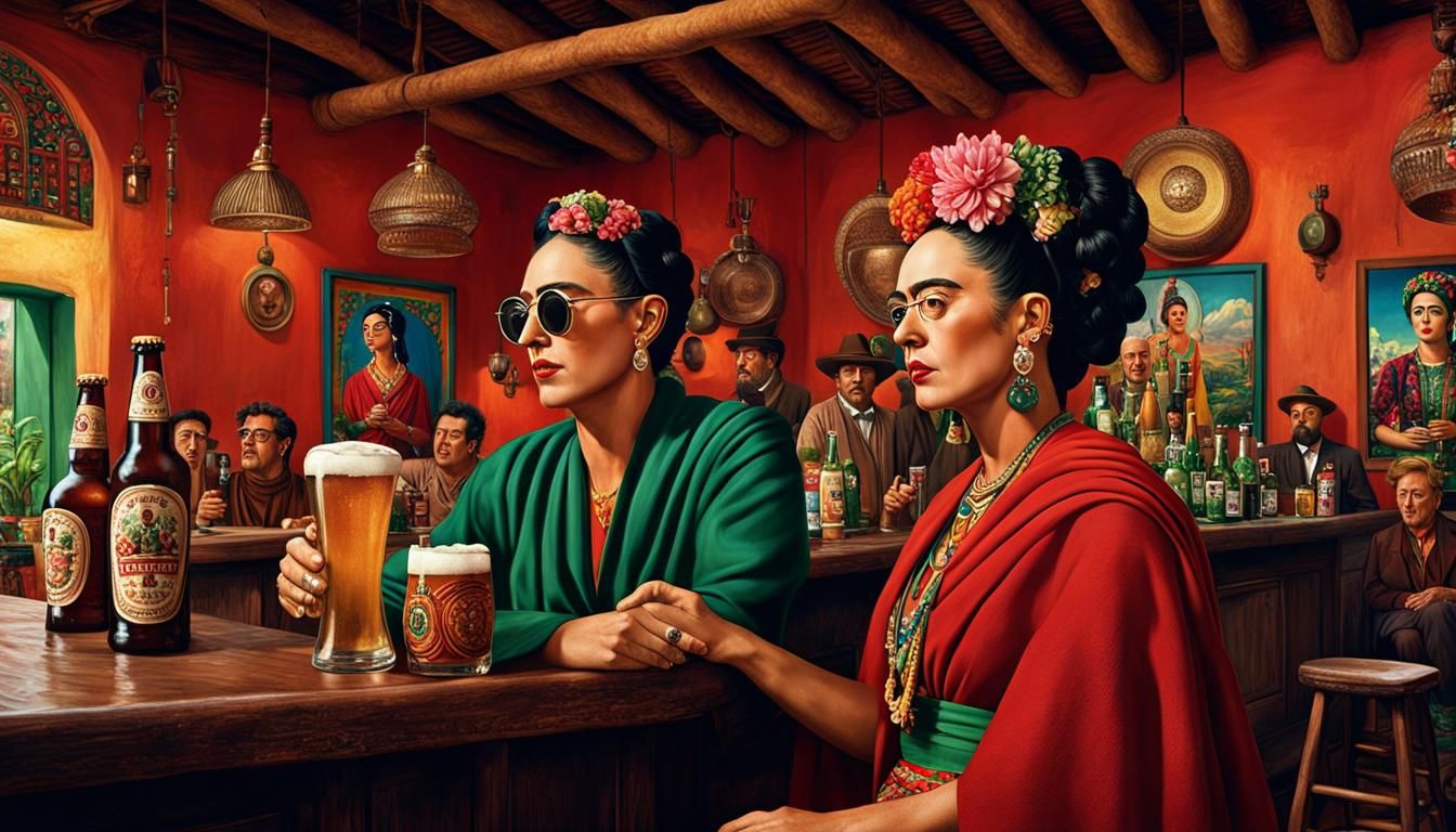Frida Kahlo and John Lennon