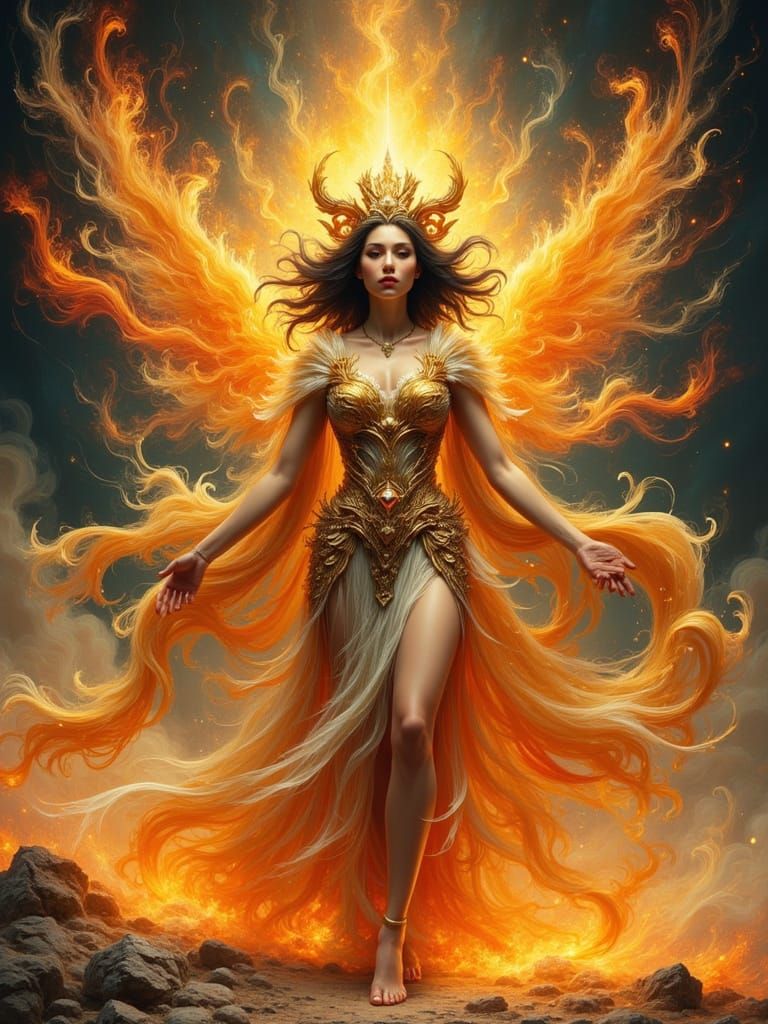 Charismatic Leader in a Futuristic Style