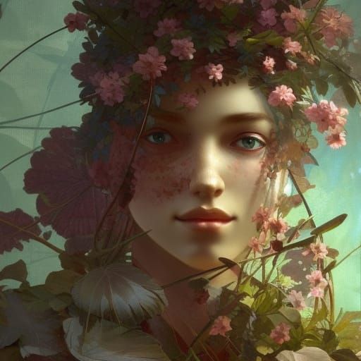 Paper Sculpture: An Extraordinary Garden in Digital Art Styl...