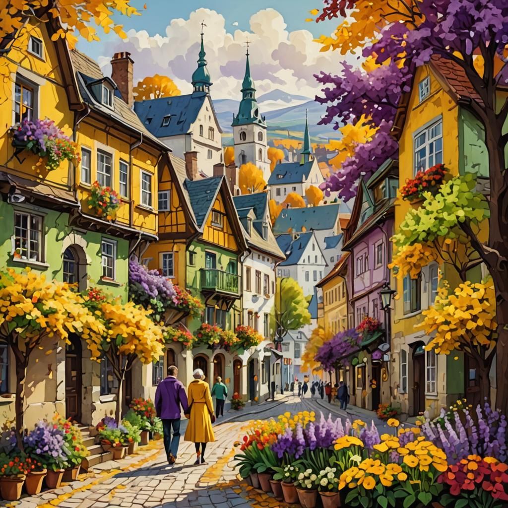 Interstellar Love in an Autumnal Town