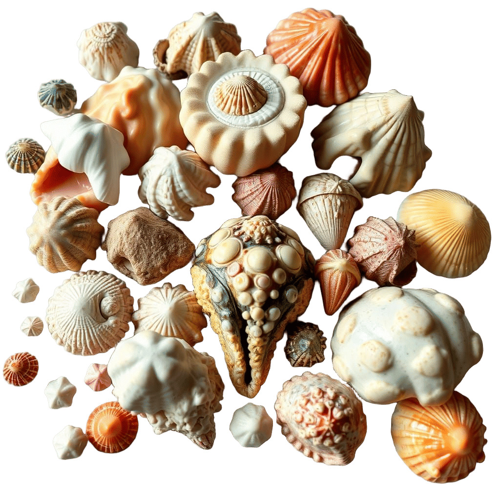 Rare Seashells with Extraordinary Colors