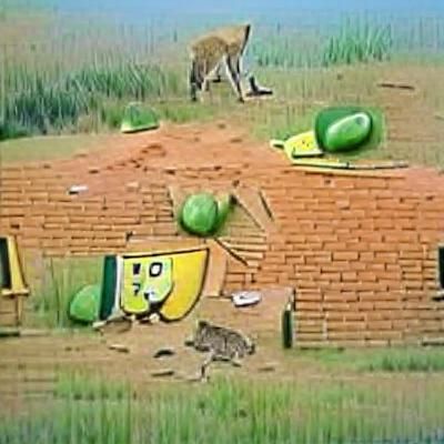 Surreal Caracal Feast with Spongebob Defense