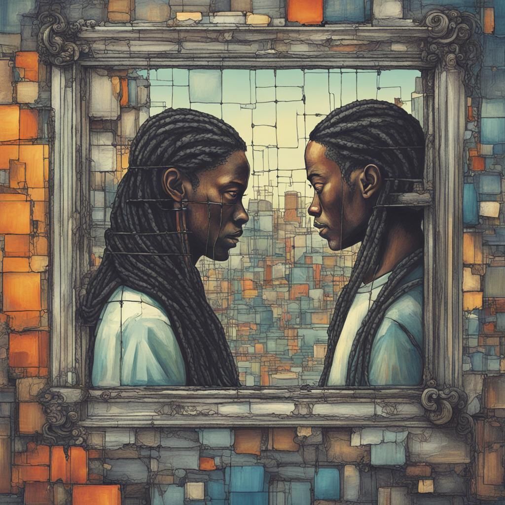 Surreal Image of Isolation and Disconnection