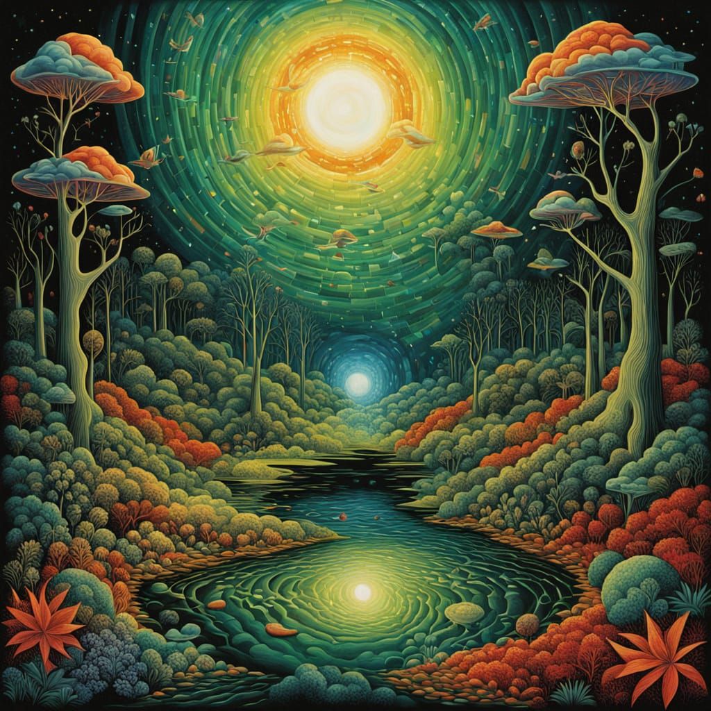 Quantum Echoes of Geometry and Electronic Harmonies in Bio A...