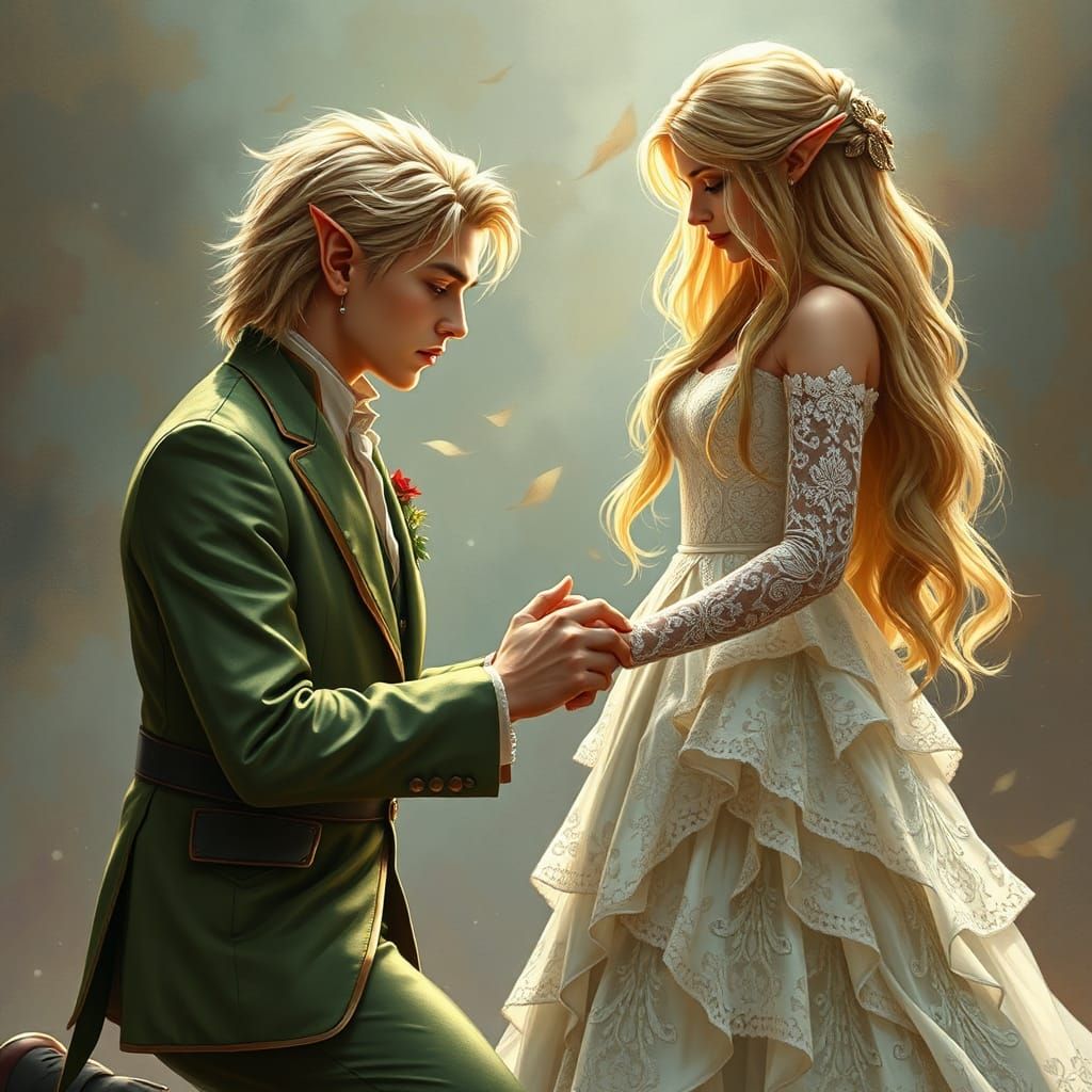 Elf Proposes Marriage to Human Woman
