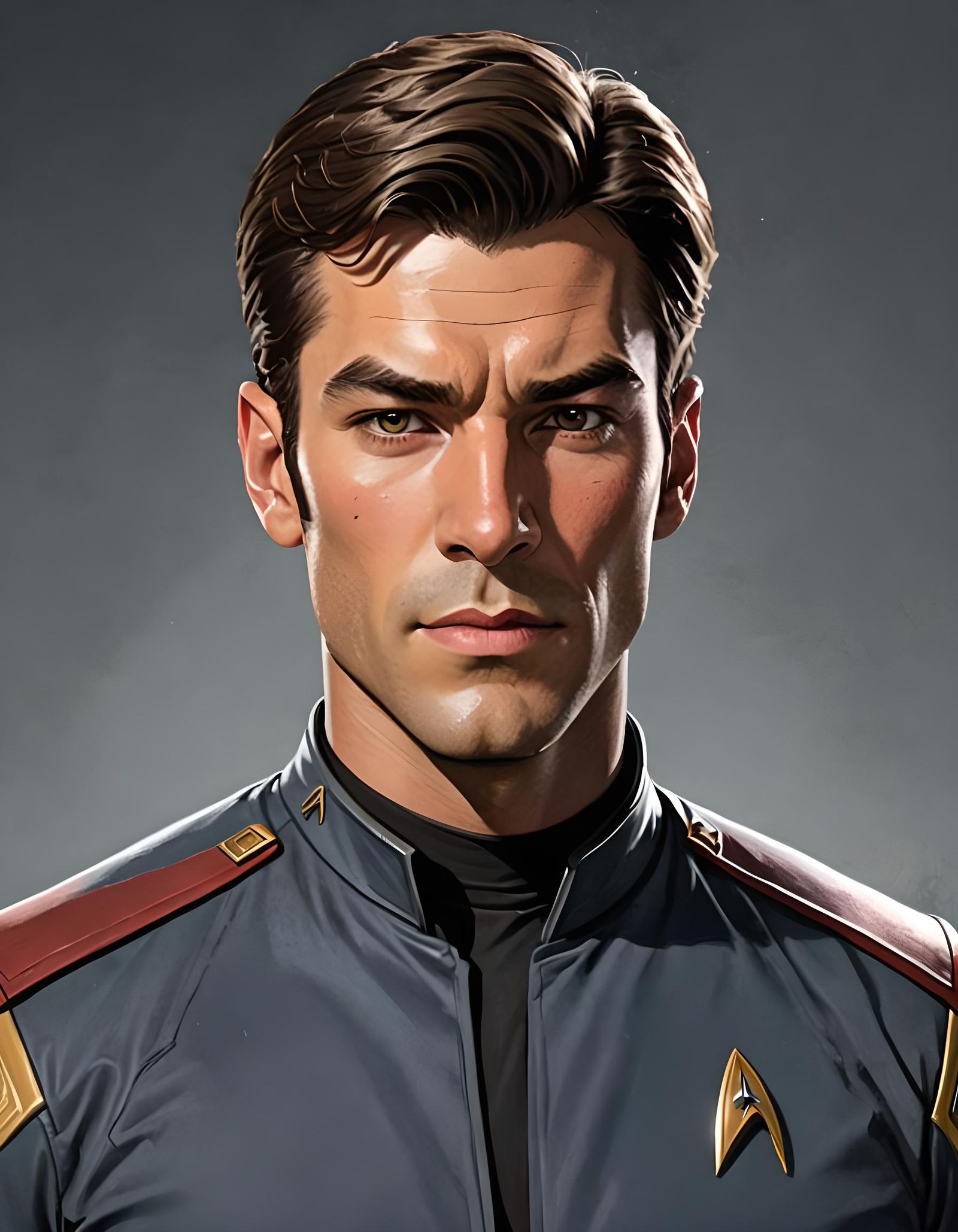 Confident Young Star Trek Academy Pilot Headshot