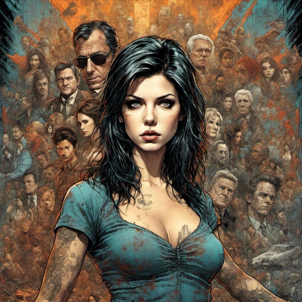 Anna Kendrick and James Bond in Seattle Poster