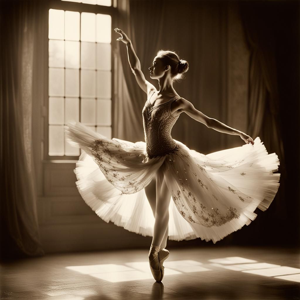Anna Pavlova, Ballerina, in Soft Morning Light