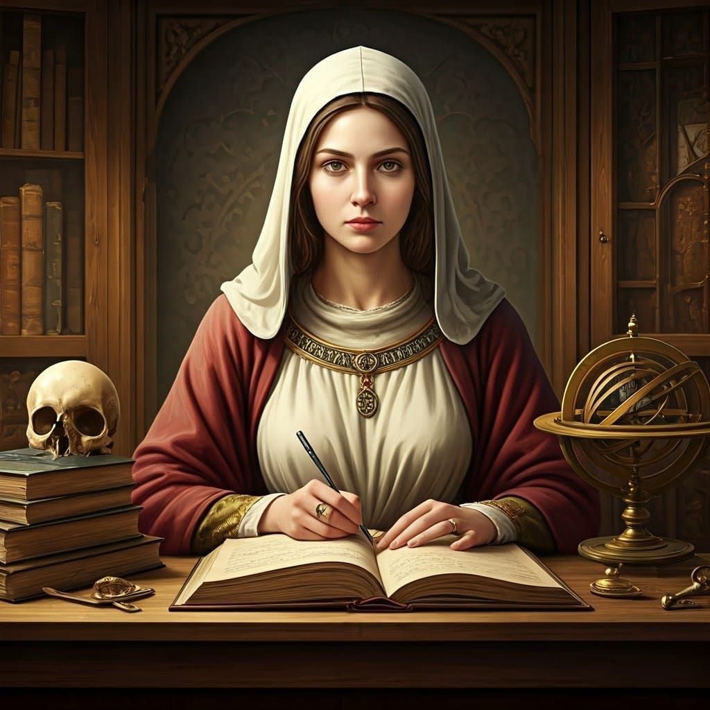 Medieval Byzantine Woman Writes in Scientific Study
