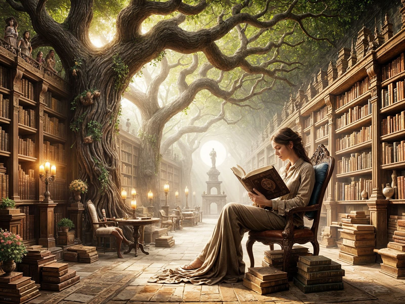Woman Explorer Finds Secret Library in Ancient Tree