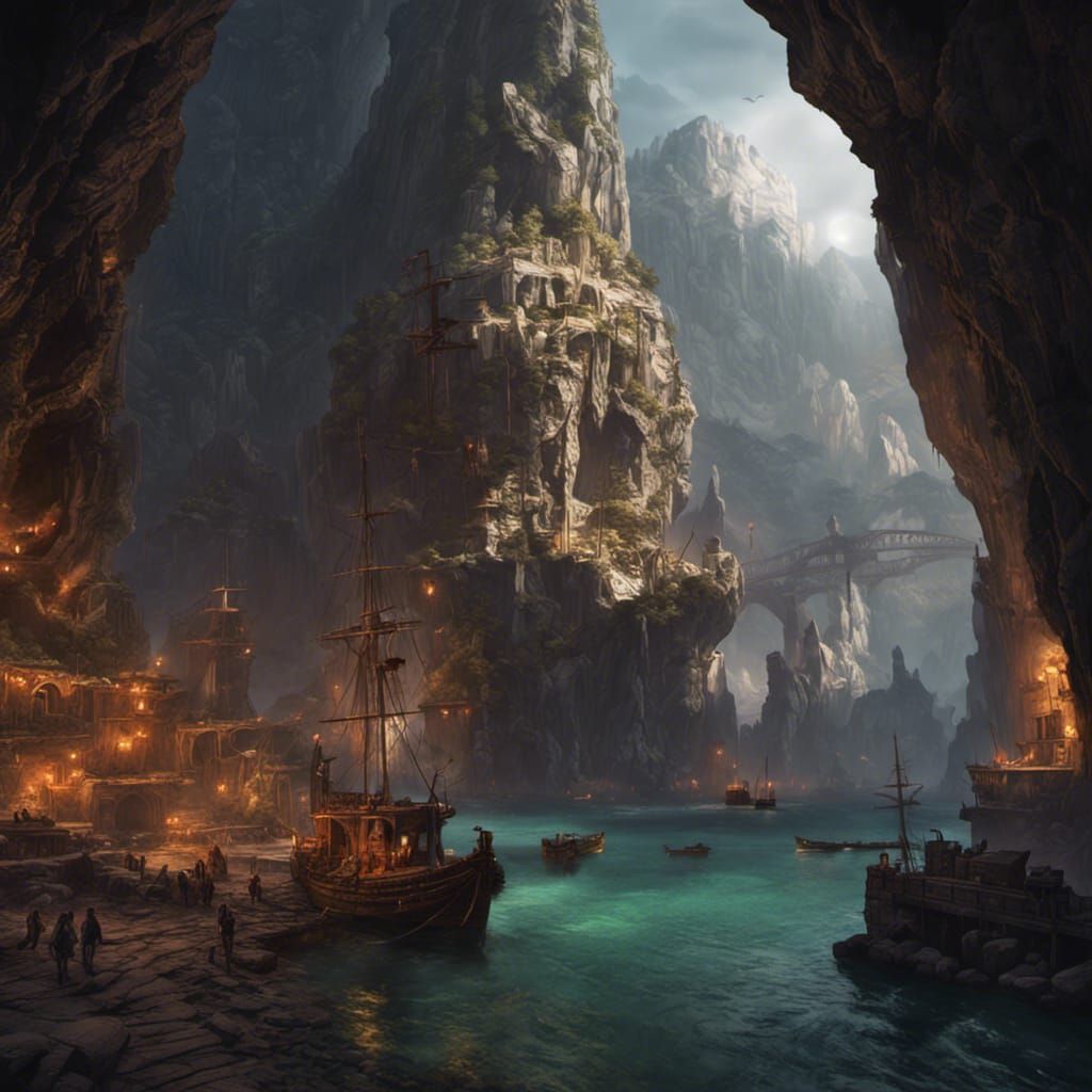 Cavern Harbor: A Dark Fantasy Masterpiece