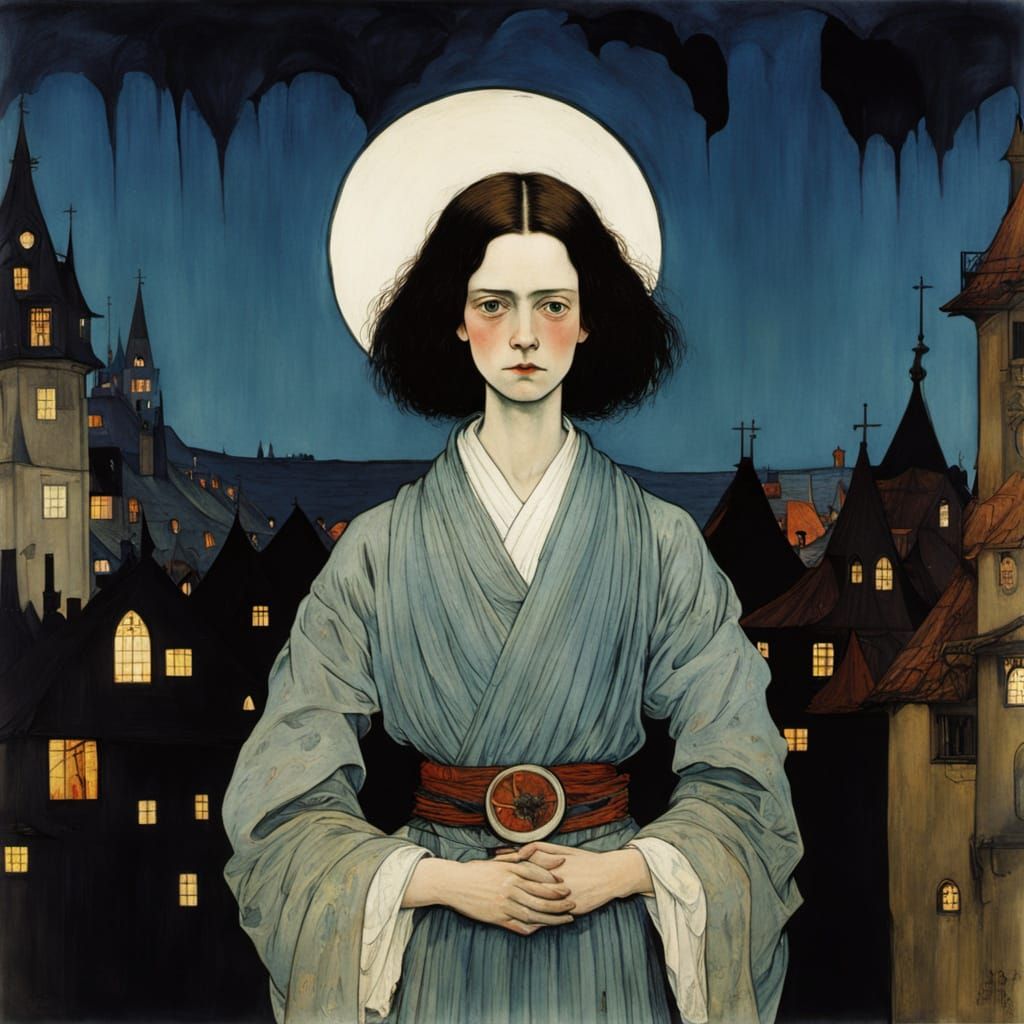 Surrealistic Dreamscapes in Elegant Matte Style