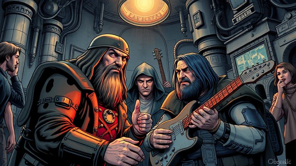 English Character Retro Game Comic Book Art