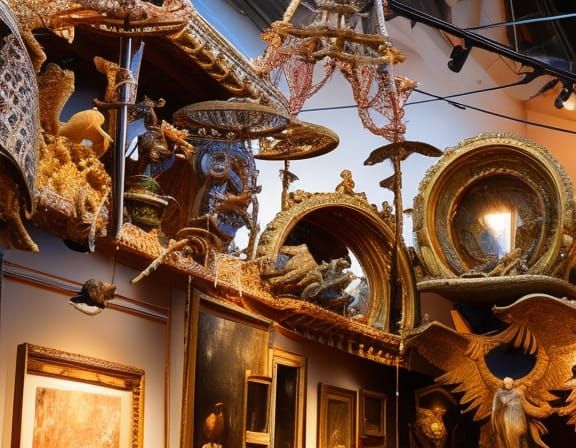 Angels and Demons: Dreamlike Celestial Struggle