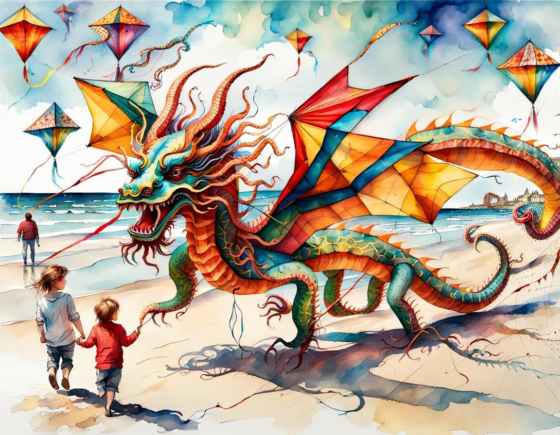International Kite Festival: Chinese Dragons kites