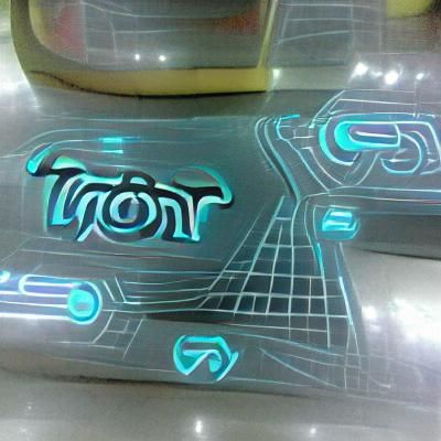 Cyberpunk Grid with Neon Lights