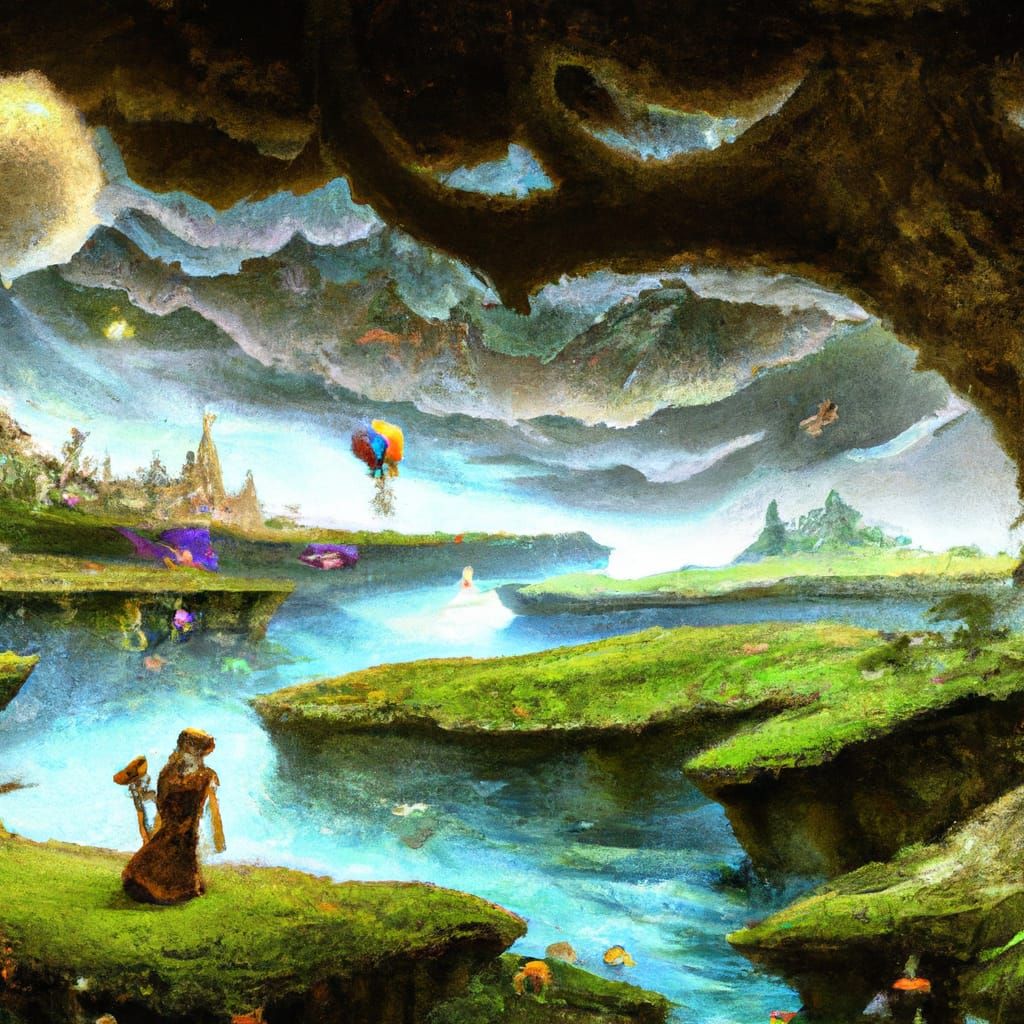 Super Mario in Rococo Moonlight, Hyperdetailed Art