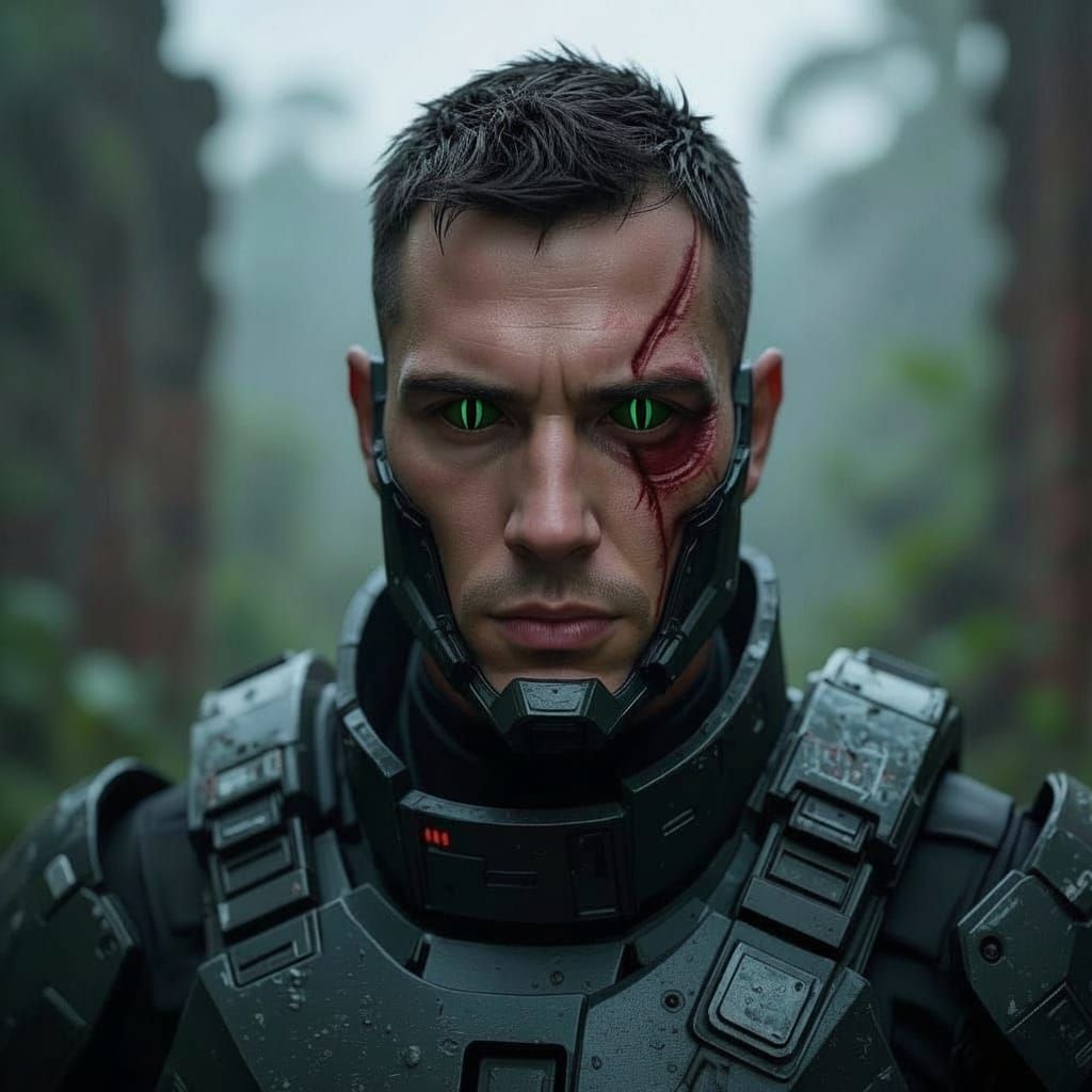 Replicant Sergeant in Misty Jungle Ruins