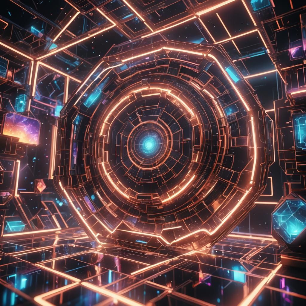 Intricate Geometry in Zero-Gravity Environment