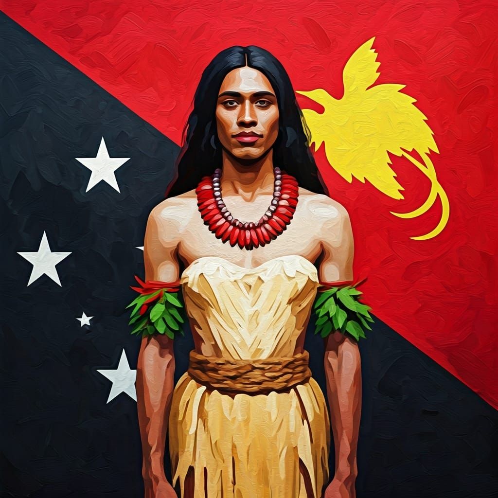 A Palopa is a Trans*/Third Gender person born a male but has the spirit of a woman in Papua New Guinea.