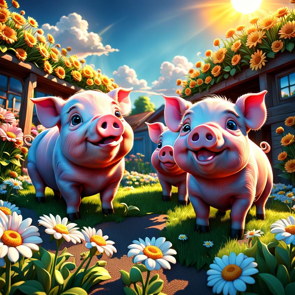 Happy Piglets  🐖 💗