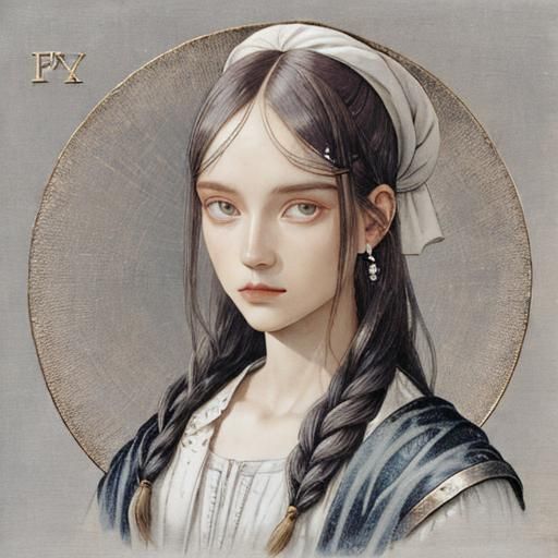 Simple Portrait Generated by AI