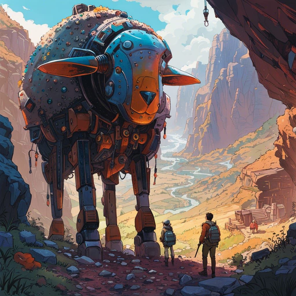 Modern Fantasy: Odysseus (Polyphemos Electric Sheep)