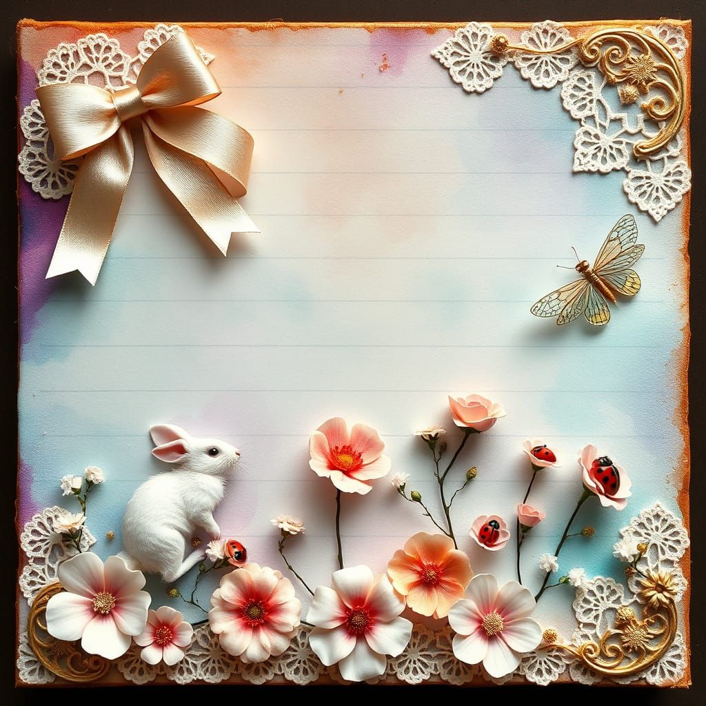 Enchanted Whimsy Fairytale Journal Page