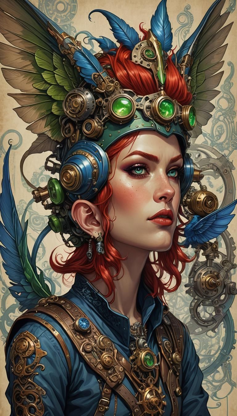 Red Haired Airship Captain