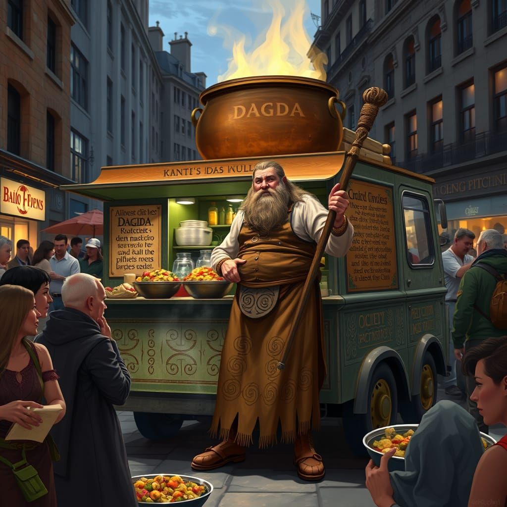 The Dagda Serves Celtic Fusion Cuisine