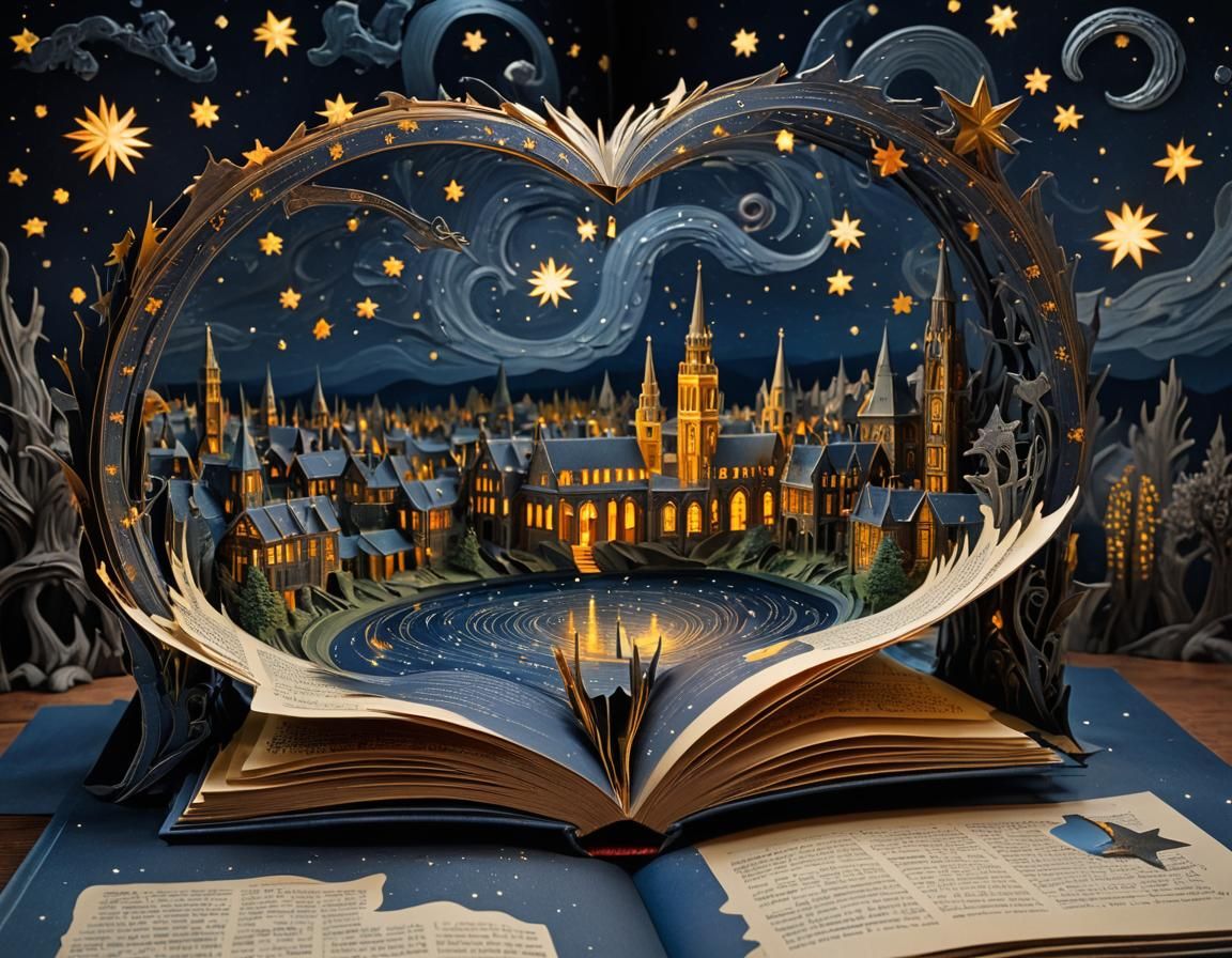 Fantasy pop-up book