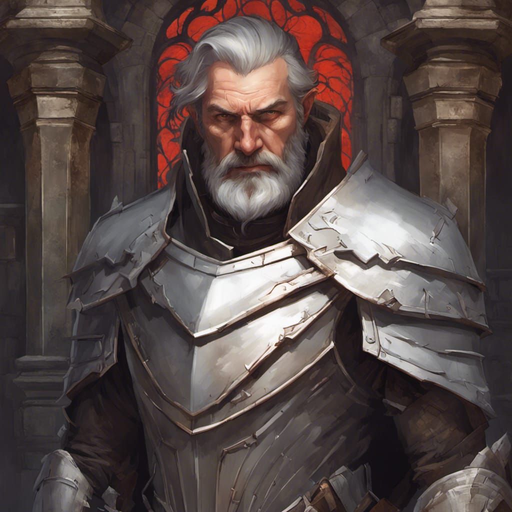 Grumpy Middle Aged Knight in Vampire Castle