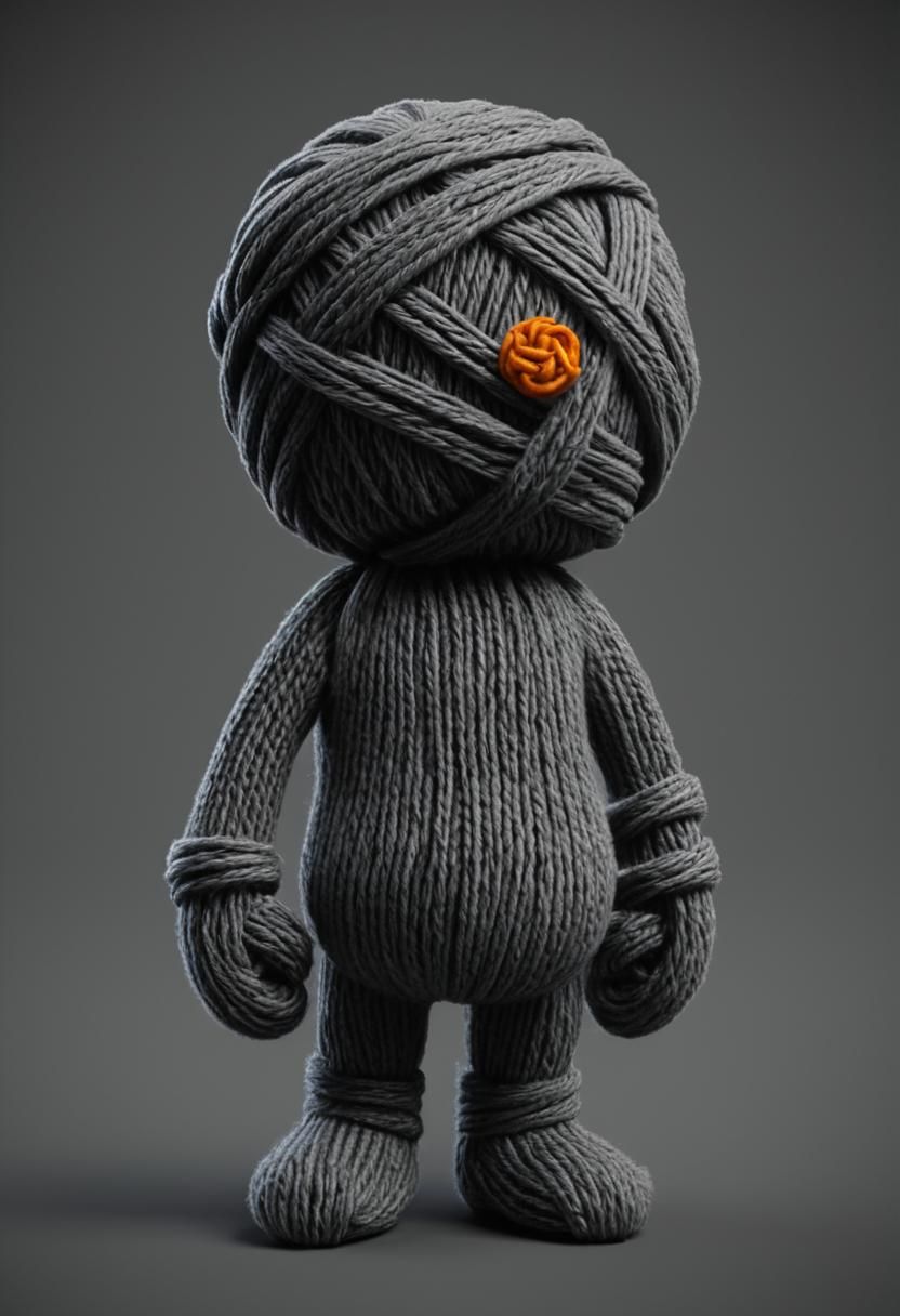 X, yarn, ZBrush