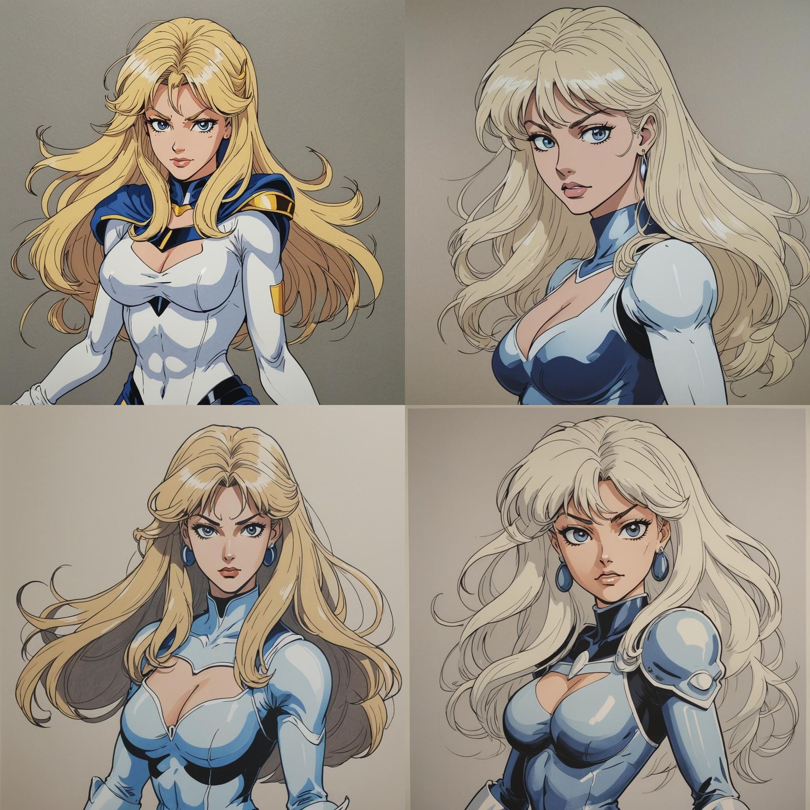 Stripperella in 90s Anime Style with Cel-Shading