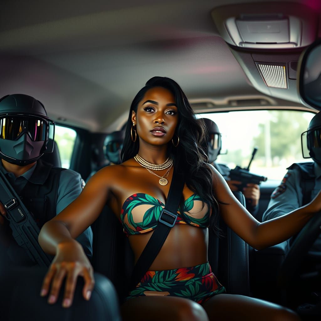 Exotic Cartel Queen in Tropical Luxury